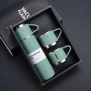 Vaccuum Flask Set Stainless Steel Drinking Water Bottle