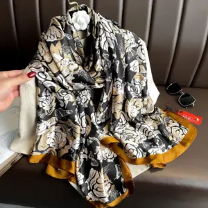 Women’s Luxury Printed Silk Scarf