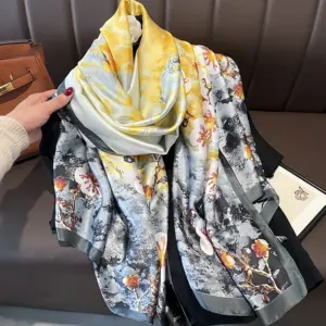New Arrival Li Brocade Satin silk Scarf Women’s