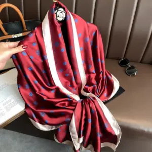 Floral Premium Versatile mulberry Silk Scarf for Women