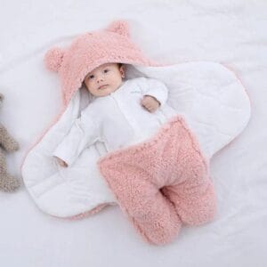 Ultra Soft Baby Bear Hooded Sleep Sack